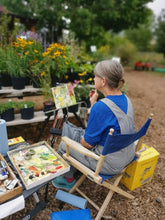 Load image into Gallery viewer, Daylillies, Hollyhocks, and Primrose